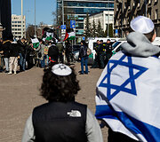 Protesto eisena &bdquo;Už laisvą Palestiną&ldquo;