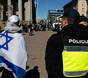 Protesto eisena &bdquo;Už laisvą Palestiną&ldquo;