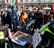 Protesto eisena &bdquo;Už laisvą Palestiną&ldquo;
