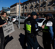 Protesto eisena &bdquo;Už laisvą Palestiną&ldquo;