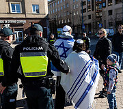 Protesto eisena &bdquo;Už laisvą Palestiną&ldquo;