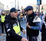 Protesto eisena &bdquo;Už laisvą Palestiną&ldquo;