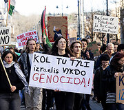 Protesto eisena &bdquo;Už laisvą Palestiną&ldquo;