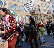 Protesto eisena &bdquo;Už laisvą Palestiną&ldquo;