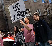 Protesto eisena &bdquo;Už laisvą Palestiną&ldquo;