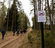 JAV karių žūties vietos incidento padarinių likvidavimo darbų pristatymas