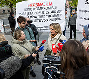 Piketas prie Ekonomikos ir inovacijų ministerijos
