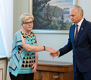Ingrida &Scaron;imonytė ir Gitanas Nausėda