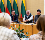 Algimantas Radvila, Rimantas Sinkevičius, Indrė Kižienė