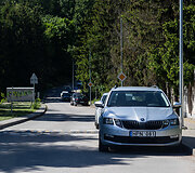 Automobilių parkavimas aplink Litexpo parodų rūmus