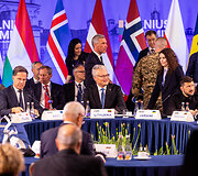 Markas Riutė, Gitanas Nausėda, Volodymyras Zelenskis