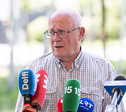 Spaudos konferencija dėl me&scaron;kos Vilniuje