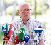 Spaudos konferencija dėl me&scaron;kos Vilniuje