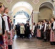 VU atminties diplomų įteikimo ceremonija