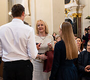 VU atminties diplomų įteikimo ceremonija