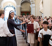 VU atminties diplomų įteikimo ceremonija