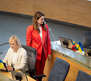 Ministras pirmininkas Gintautas Paluckas atsako į Seimo narių klausimus