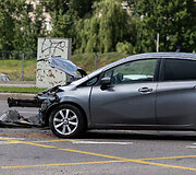 Avarija kurioje nukentėjo greitosios pagalbos automobilis