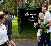 15min stendas &bdquo;Jaunas Kaip Vilnius&ldquo; festivalyje