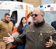 Greitosios medicinos pagalbos automobilių perdavimas Ukrainai