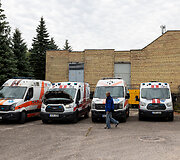 Greitosios medicinos pagalbos automobilių perdavimas Ukrainai