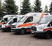 Greitosios medicinos pagalbos automobilių perdavimas Ukrainai