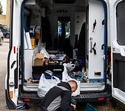 Greitosios medicinos pagalbos automobilių perdavimas Ukrainai