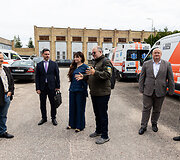 Greitosios medicinos pagalbos automobilių perdavimas Ukrainai