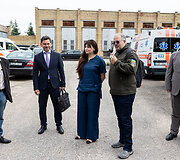 Greitosios medicinos pagalbos automobilių perdavimas Ukrainai