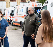 Greitosios medicinos pagalbos automobilių perdavimas Ukrainai