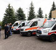 Greitosios medicinos pagalbos automobilių perdavimas Ukrainai