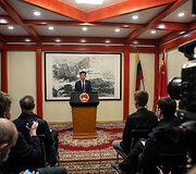 Spaudos konferencija Kinijos ambasadoje