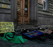 Protestas prie&scaron; netvarų ūkininkavimą numatančią nacionalinę Žemės ūkio strategiją