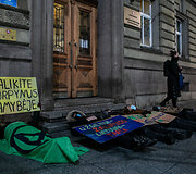 Protestas prie&scaron; netvarų ūkininkavimą numatančią nacionalinę Žemės ūkio strategiją