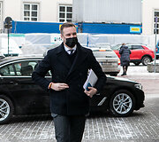 Užsienio reikalų ministras Gabrielius Landsbergis atvyko į susitikimą su Prezidentu