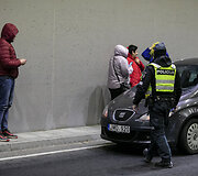 Spalio 22-osios naktinis policijos reidas