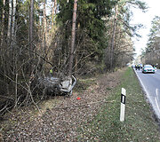 Avarija Rudaminos seniūnijoje, ties Kalvi&scaron;kių kaimu