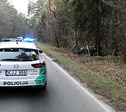 Avarija Rudaminos seniūnijoje, ties Kalvi&scaron;kių kaimu