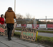 &bdquo;Fridays for future&ldquo; akcija prie&scaron; medžių kirtimą