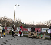 &bdquo;Fridays for future&ldquo; akcija prie&scaron; medžių kirtimą
