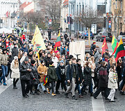 Tradicinė jaunimo eisena &bdquo;Lietuvos valstybės keliu&ldquo;