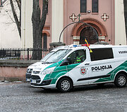 Vasario 16-ąją Vilniaus centre - gausios policijos pajėgos, pasirodė ir protestuotojų