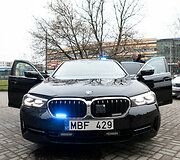 Policijos automobilio BMW 530D xDrive pristatymas