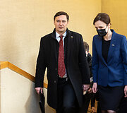 Viktorija Čmilytė-Nielsen susitiko su Ukrainos ambasadoriumi Petro Be&scaron;ta