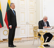 Gitanas Nausėda susitiko su Vokietijos Prezidentu