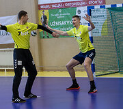 Rankinio rinktinės treniruotė ir spaudos konferencija