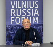 Gabrieliaus Landsbergio ir Michailo Chodorkovskio spaudos konferencija