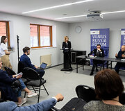 Gabrieliaus Landsbergio ir Michailo Chodorkovskio spaudos konferencija