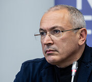 Gabrieliaus Landsbergio ir Michailo Chodorkovskio spaudos konferencija