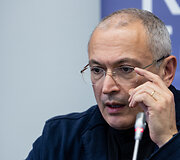 Gabrieliaus Landsbergio ir Michailo Chodorkovskio spaudos konferencija